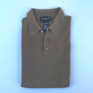 August Silk Long Sleeve Polo
